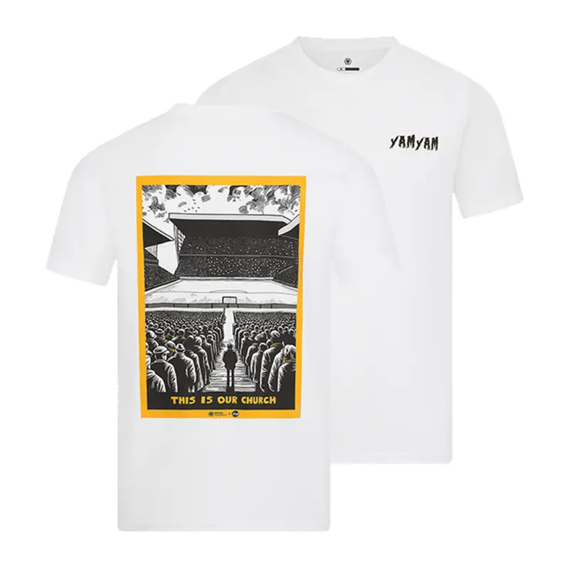 Wolverhampton Wanderers Kits Shop | This Is Our Church T-Shirt – White Wolves Jerseys and Gear